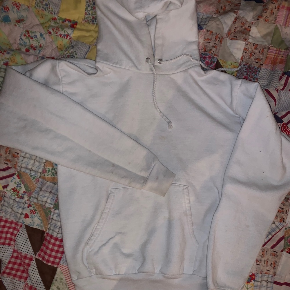 White hoodie